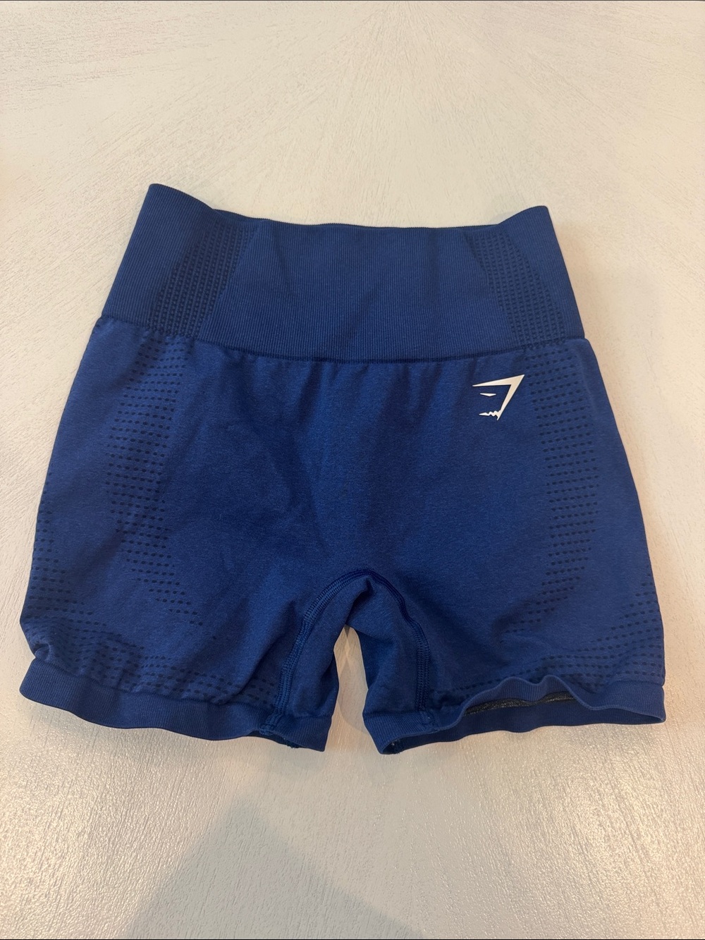 Gymshark Women’s Seamless High-Waist Bike Shorts — Navy